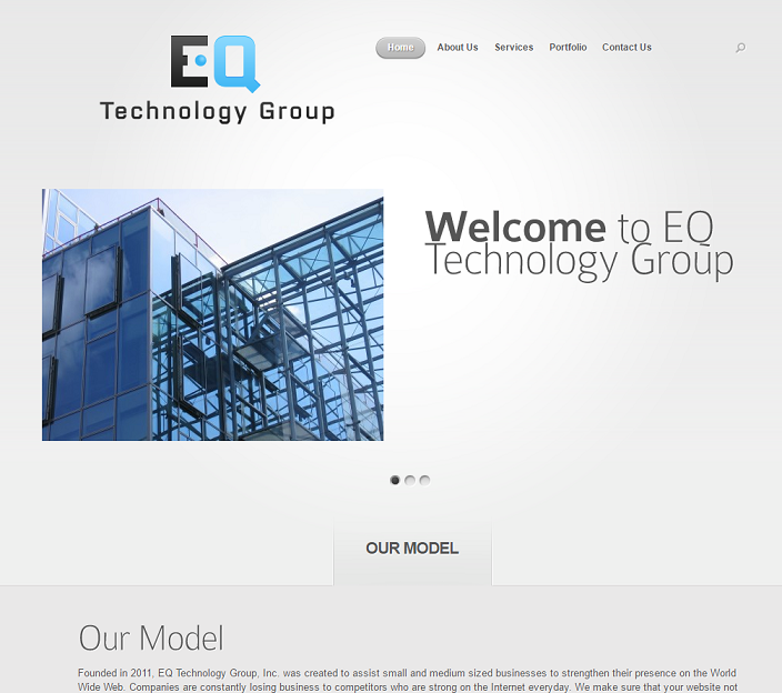 EQ Technology Group website version 1