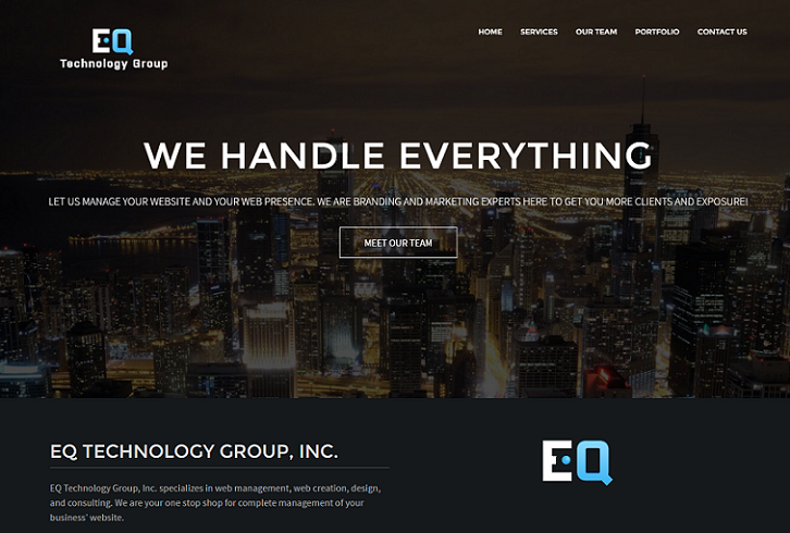 EQ Technology Group website version 3
